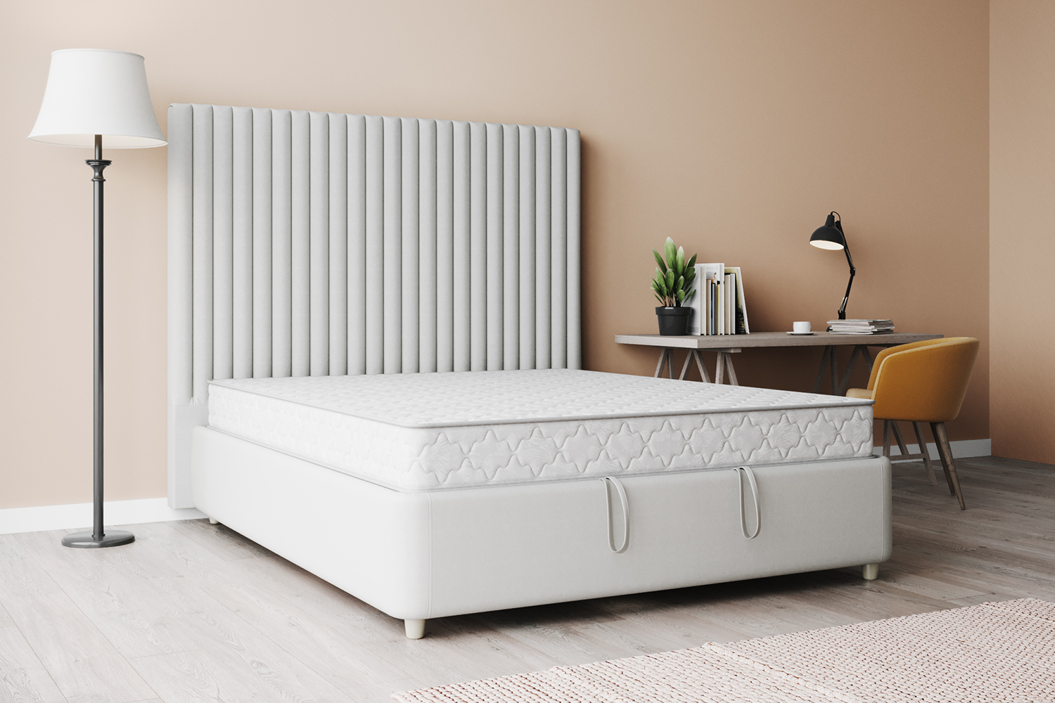 Interior visualization of a mattress