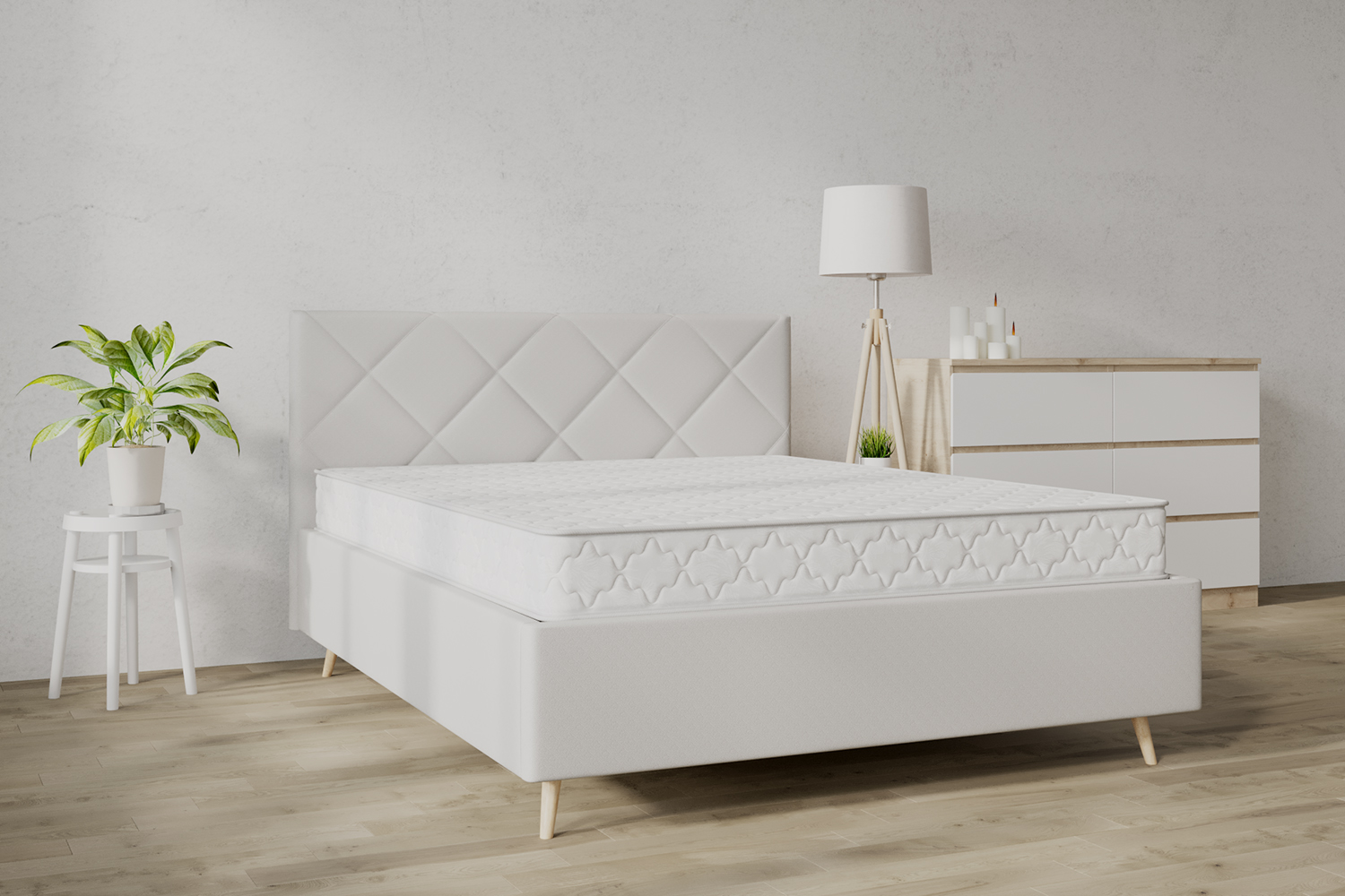 Interior visualization of a mattress