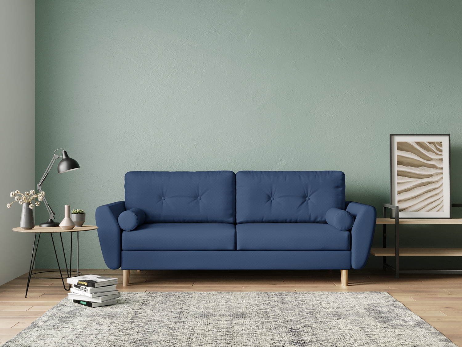 Kvisted sofa in the interior