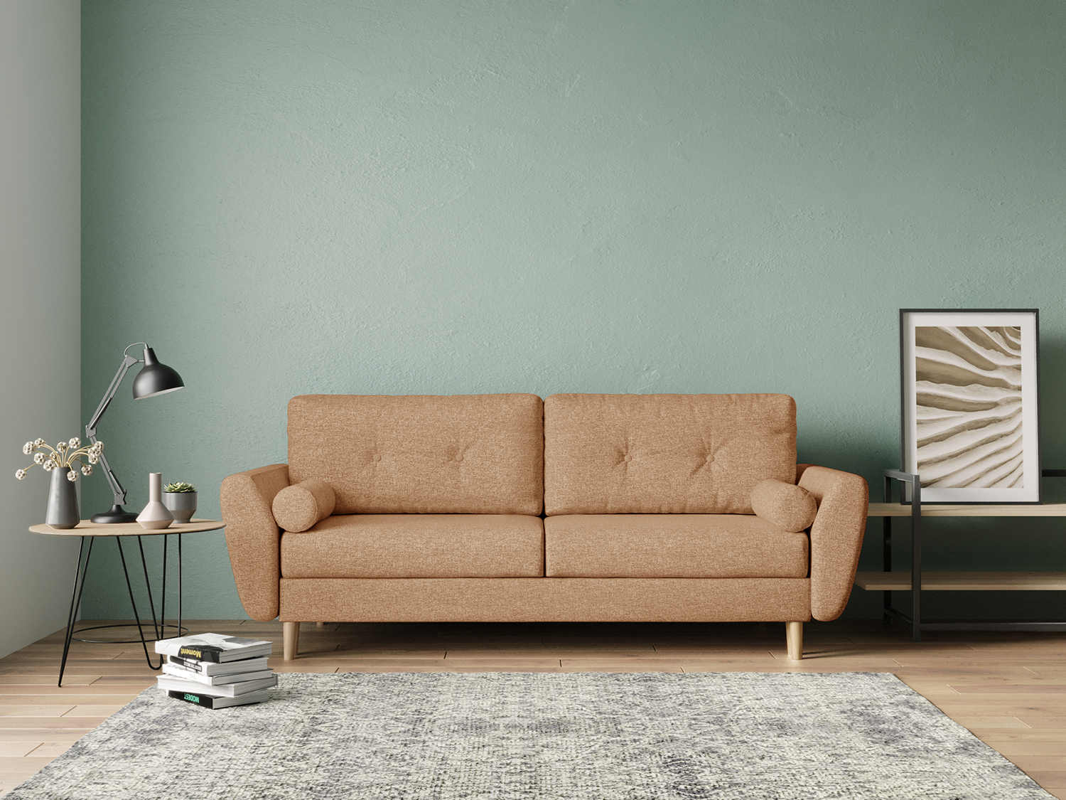 Kvisted sofa in the interior