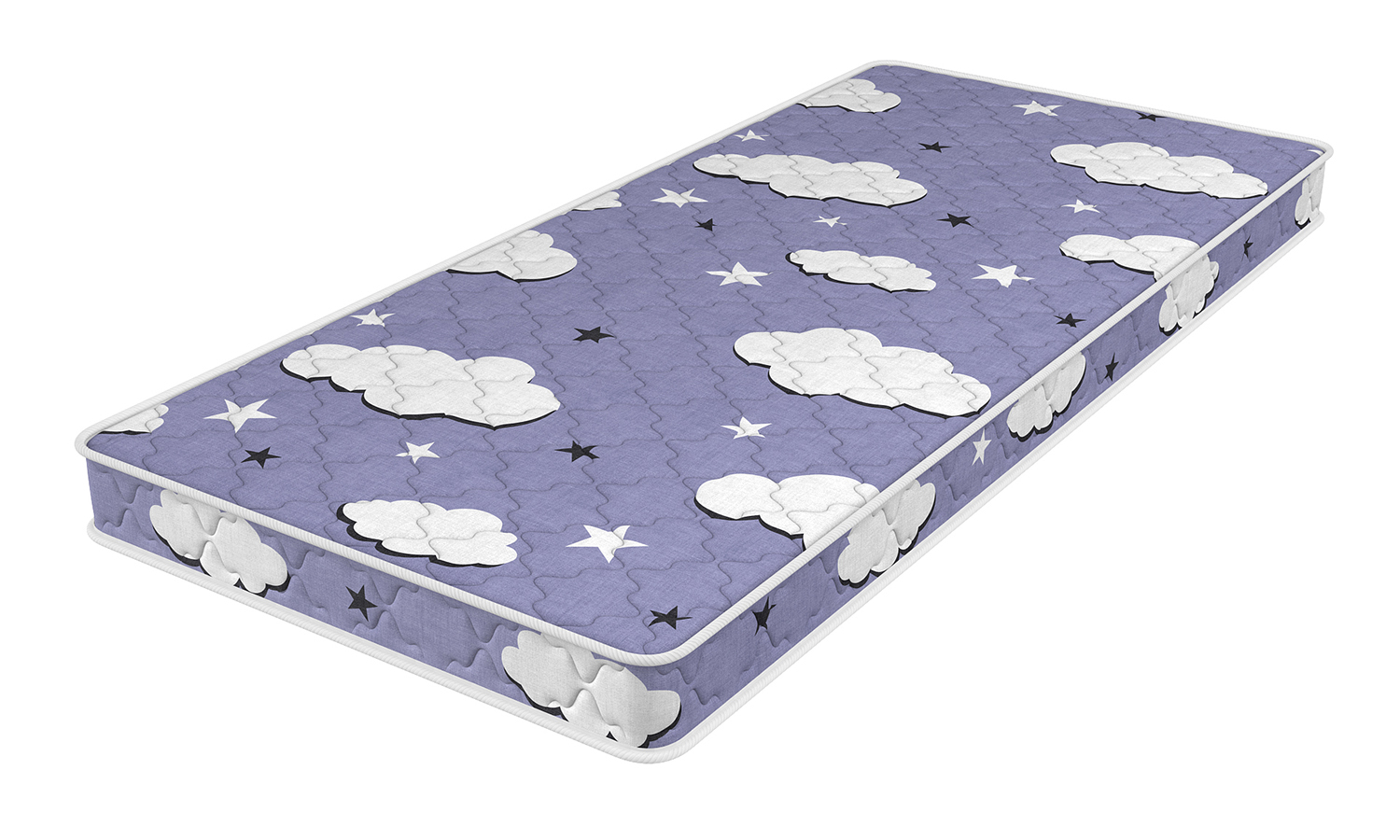 Visualization of a closed mattress in polycotton fabric