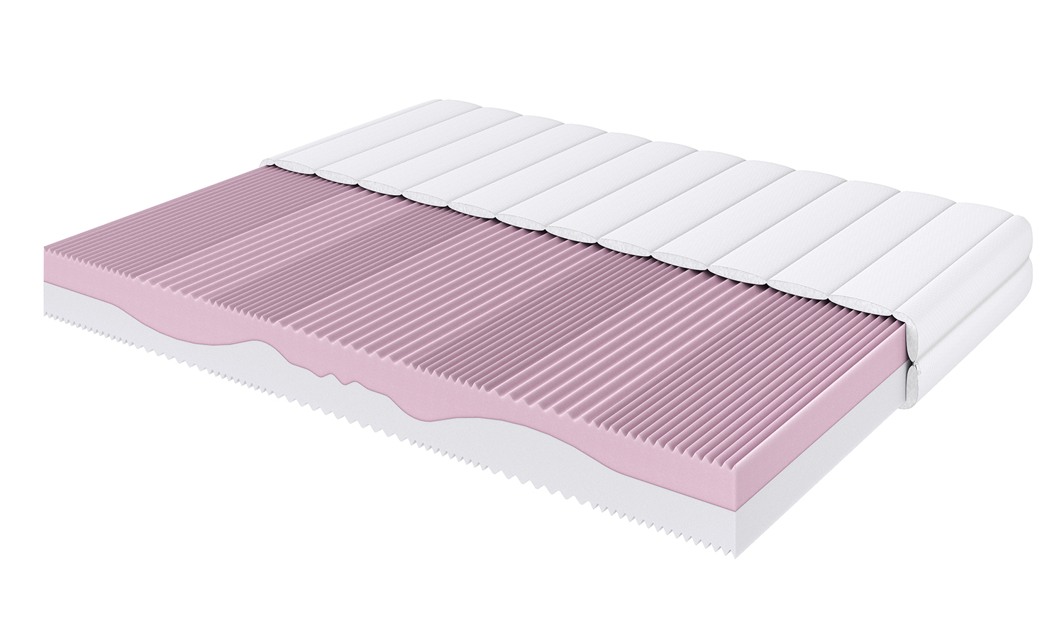 Visualization of the Ergo mattress in section