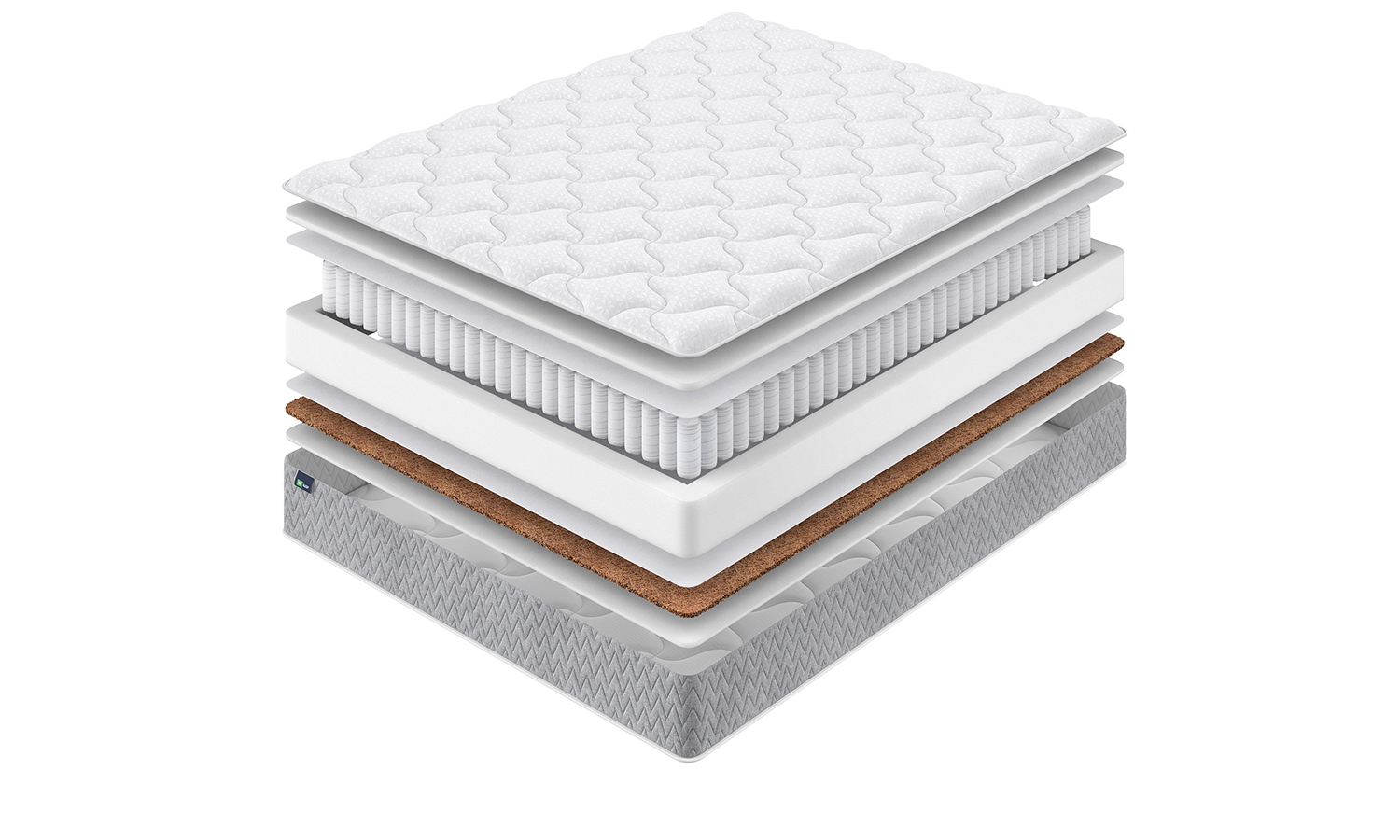Visualization of the Optima Mix mattress in section