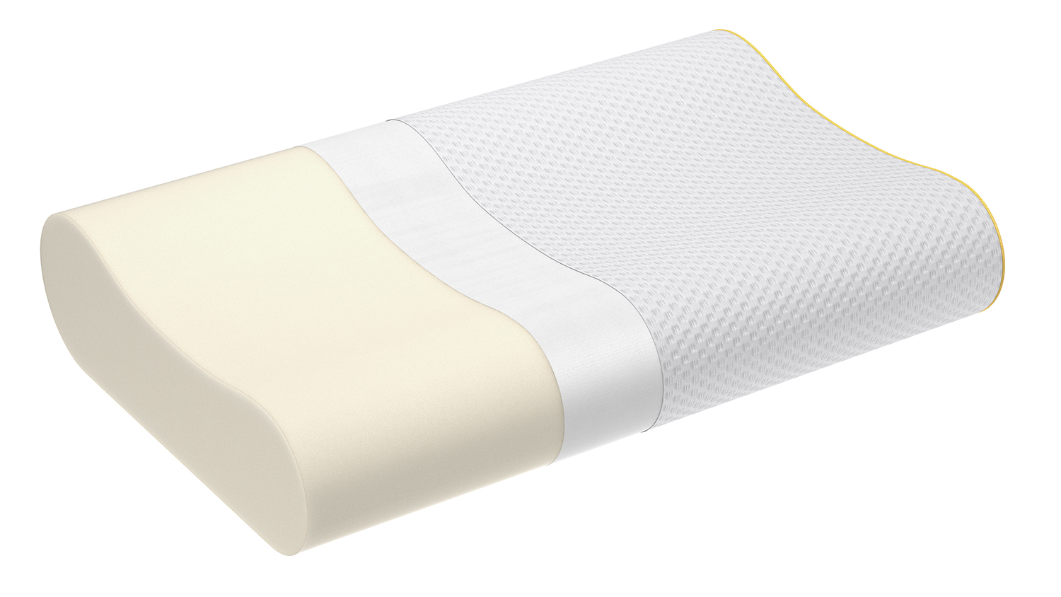 Visualization of the Wave orthopedic sleeping pillow