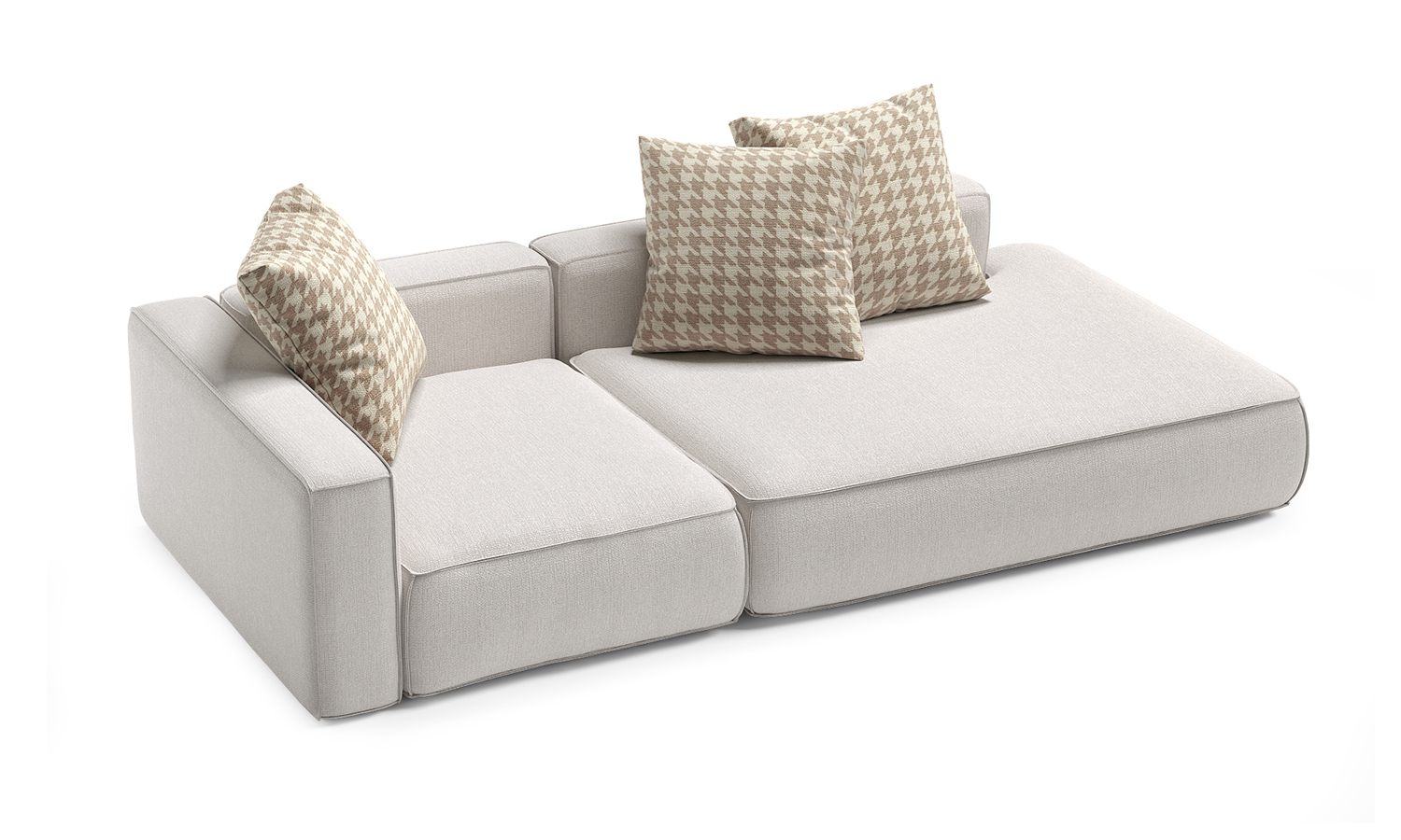 Visualization of the Place two-section sofa