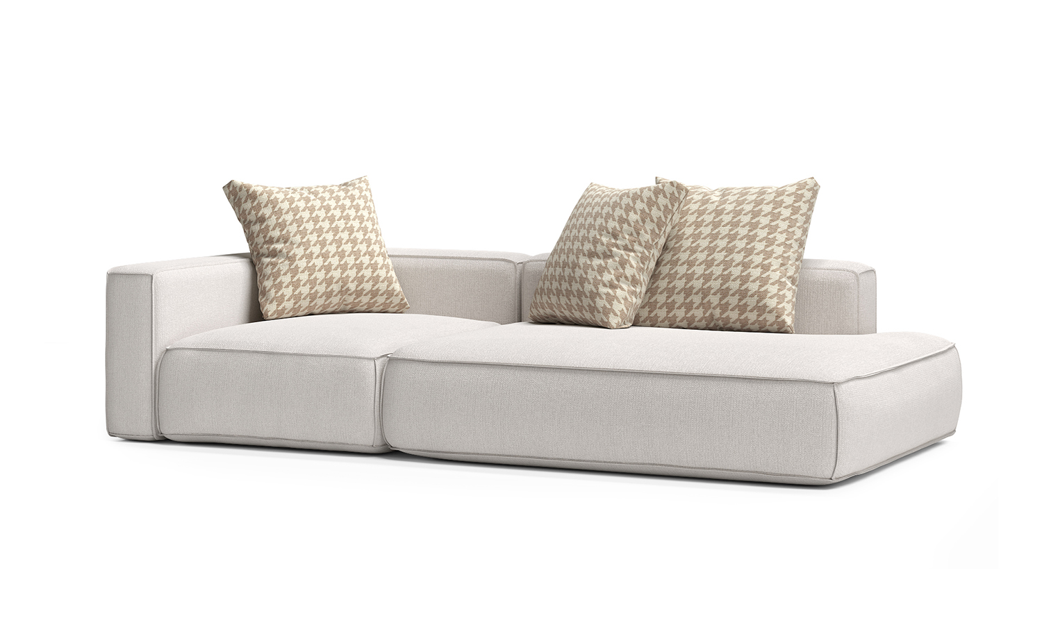 Visualization of the Place two-section sofa