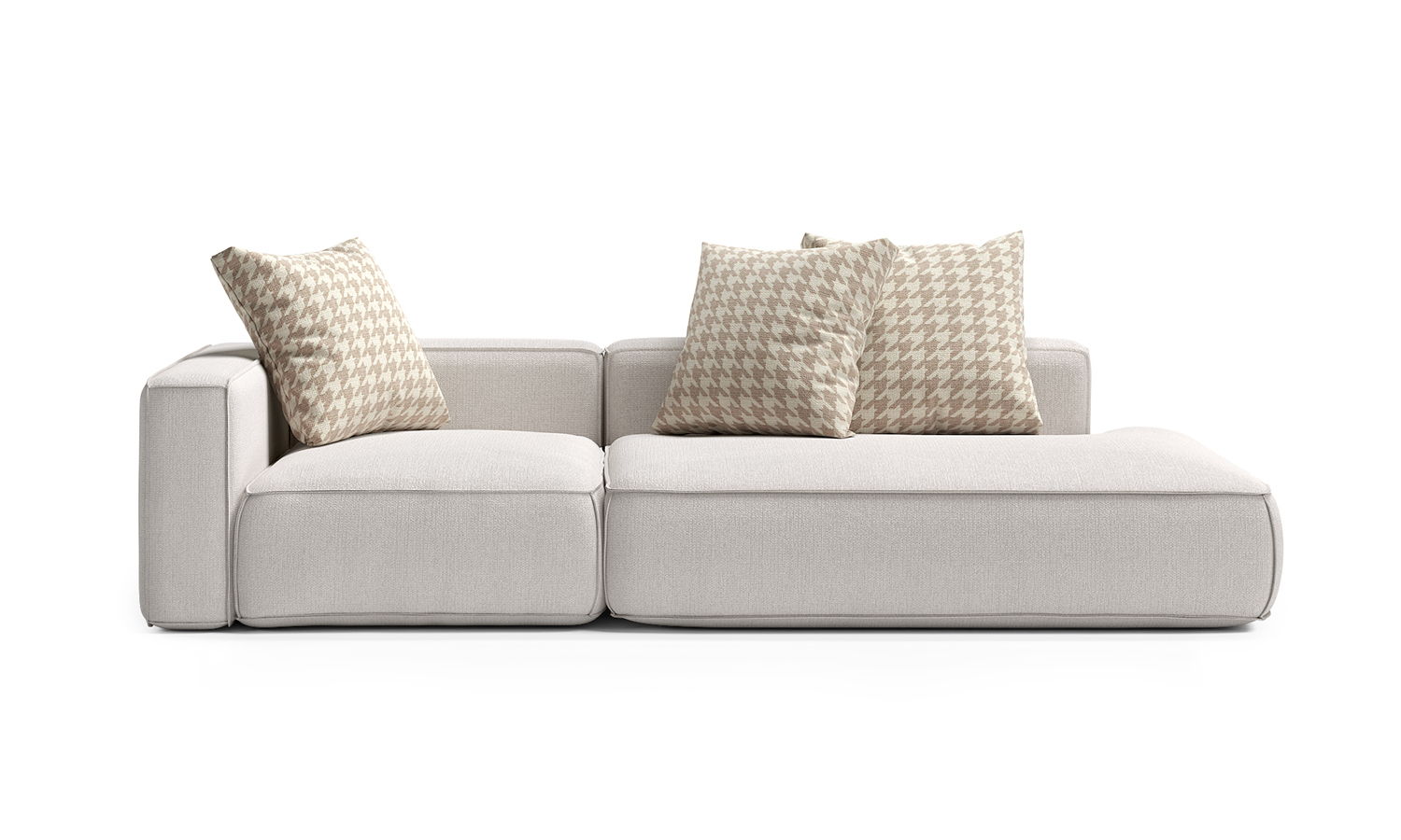 Visualization of the Place two-section sofa