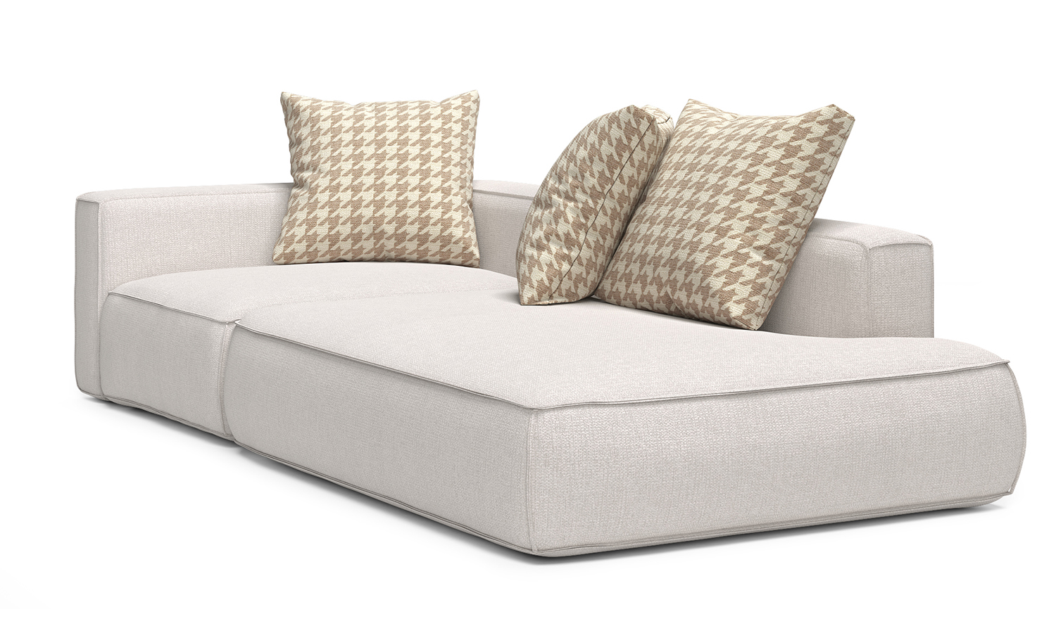 Visualization of the Place two-section sofa