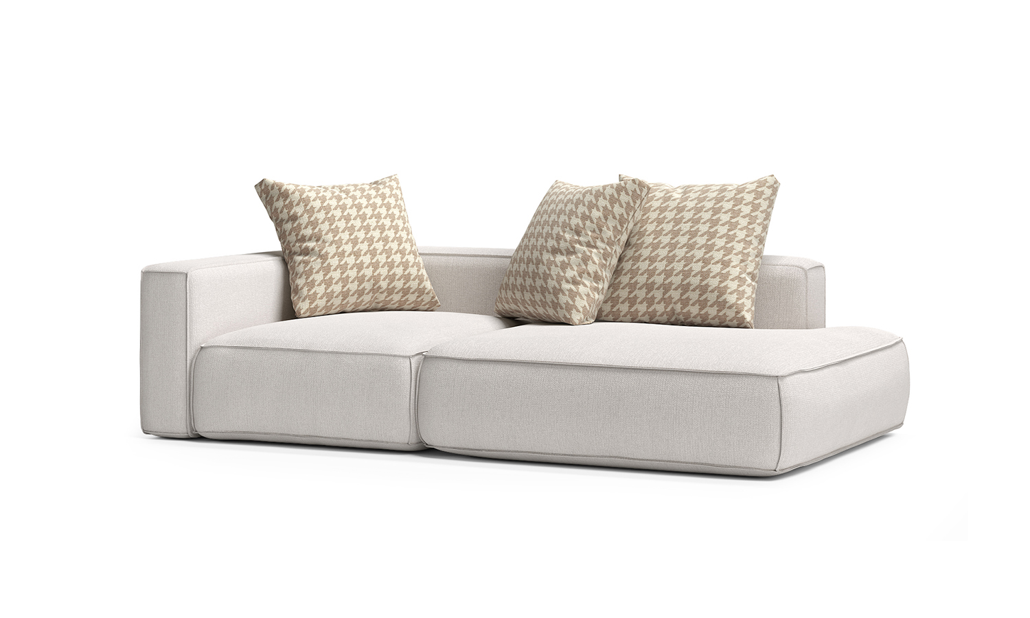 Visualization of the Place two-section sofa