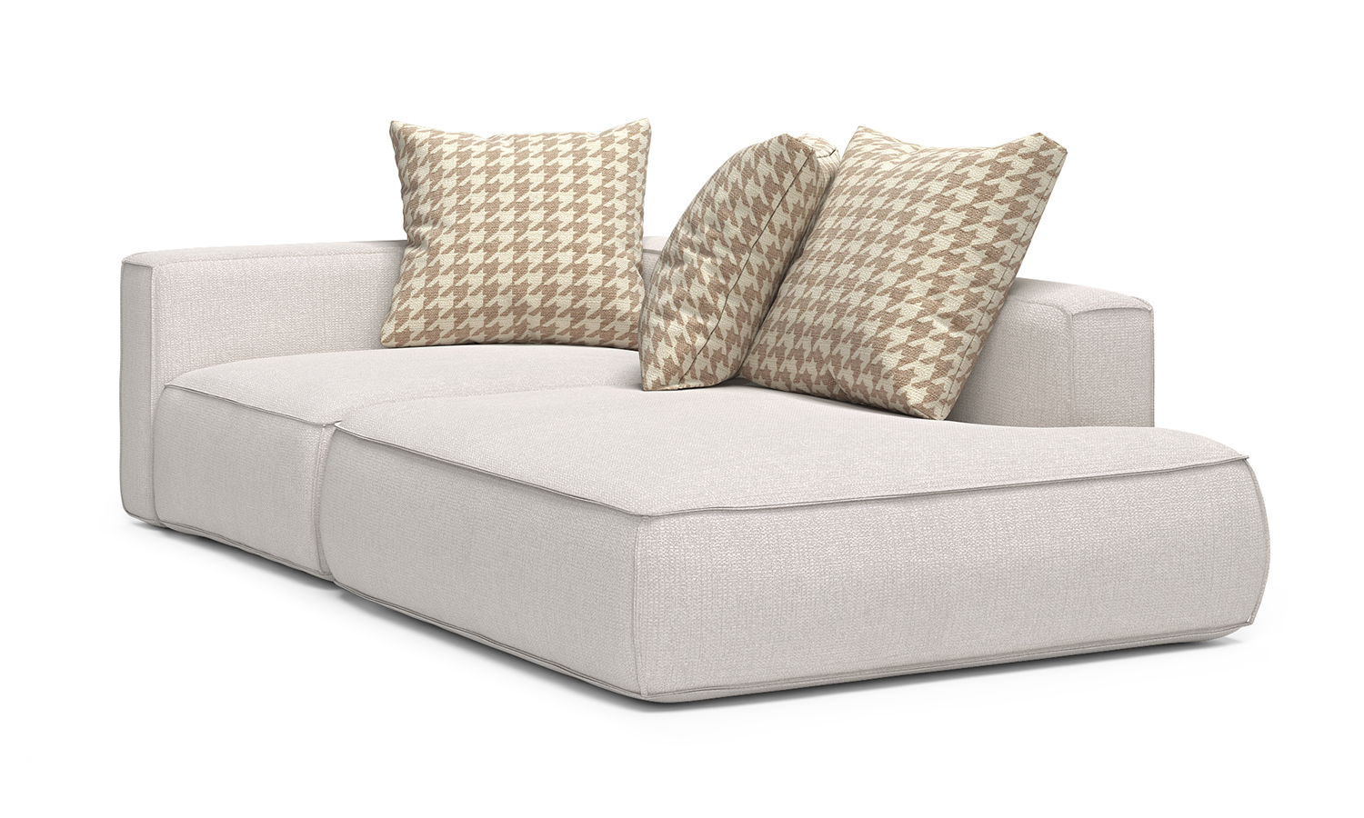 Visualization of the Place two-section sofa