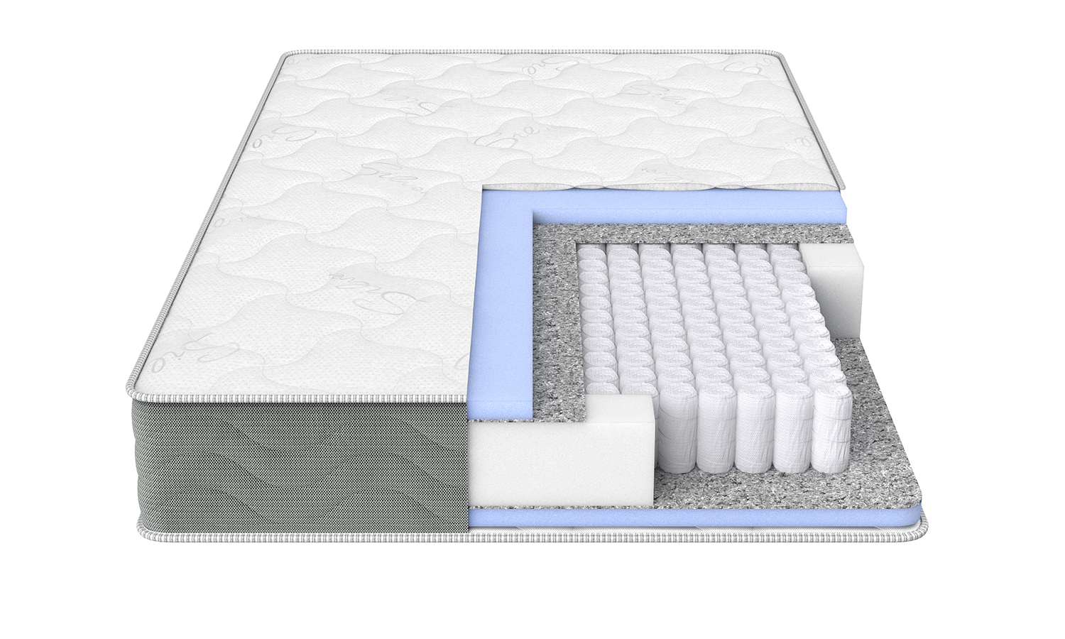 Visualization of the Silver Waves mattress