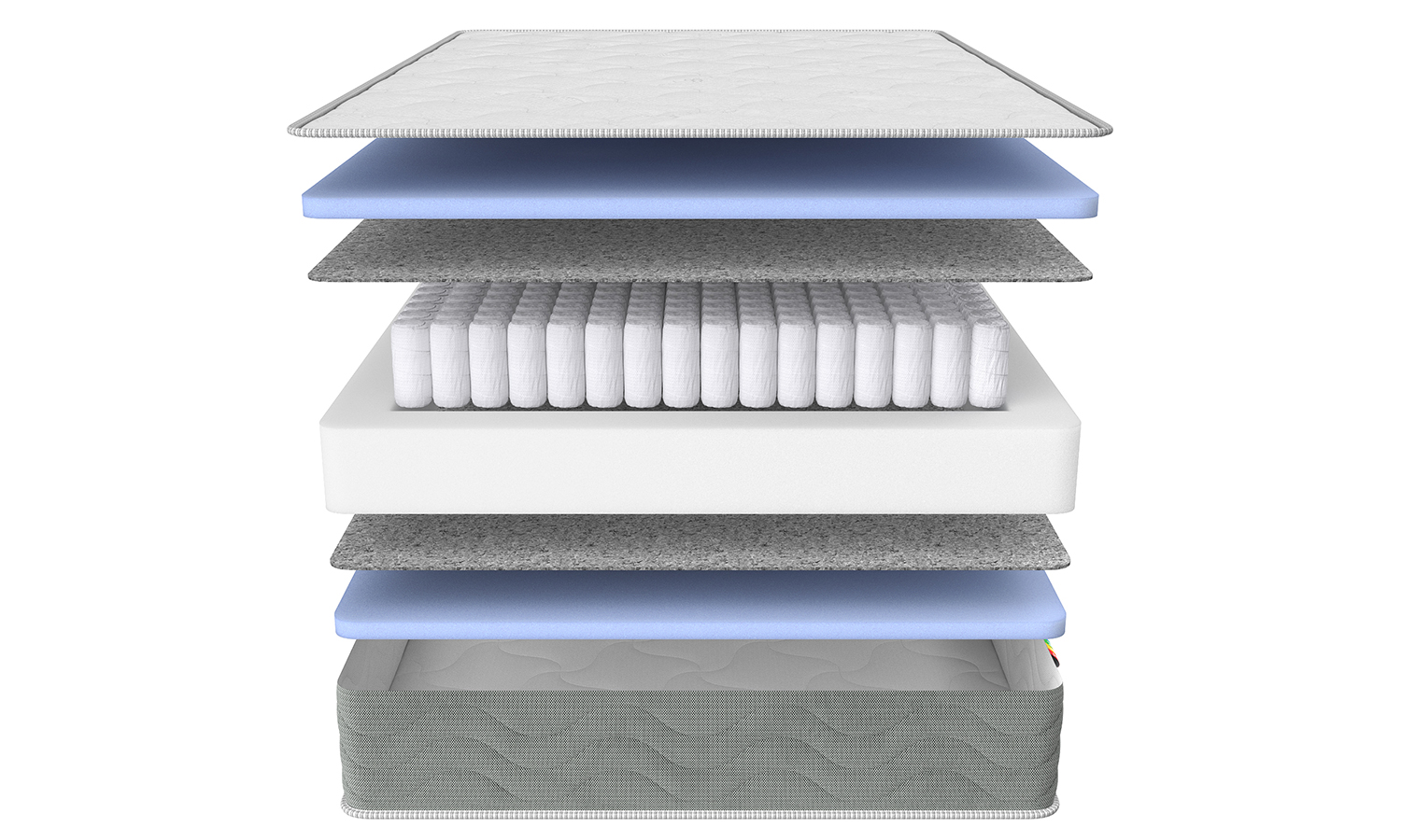 Visualization of the Silver Waves mattress