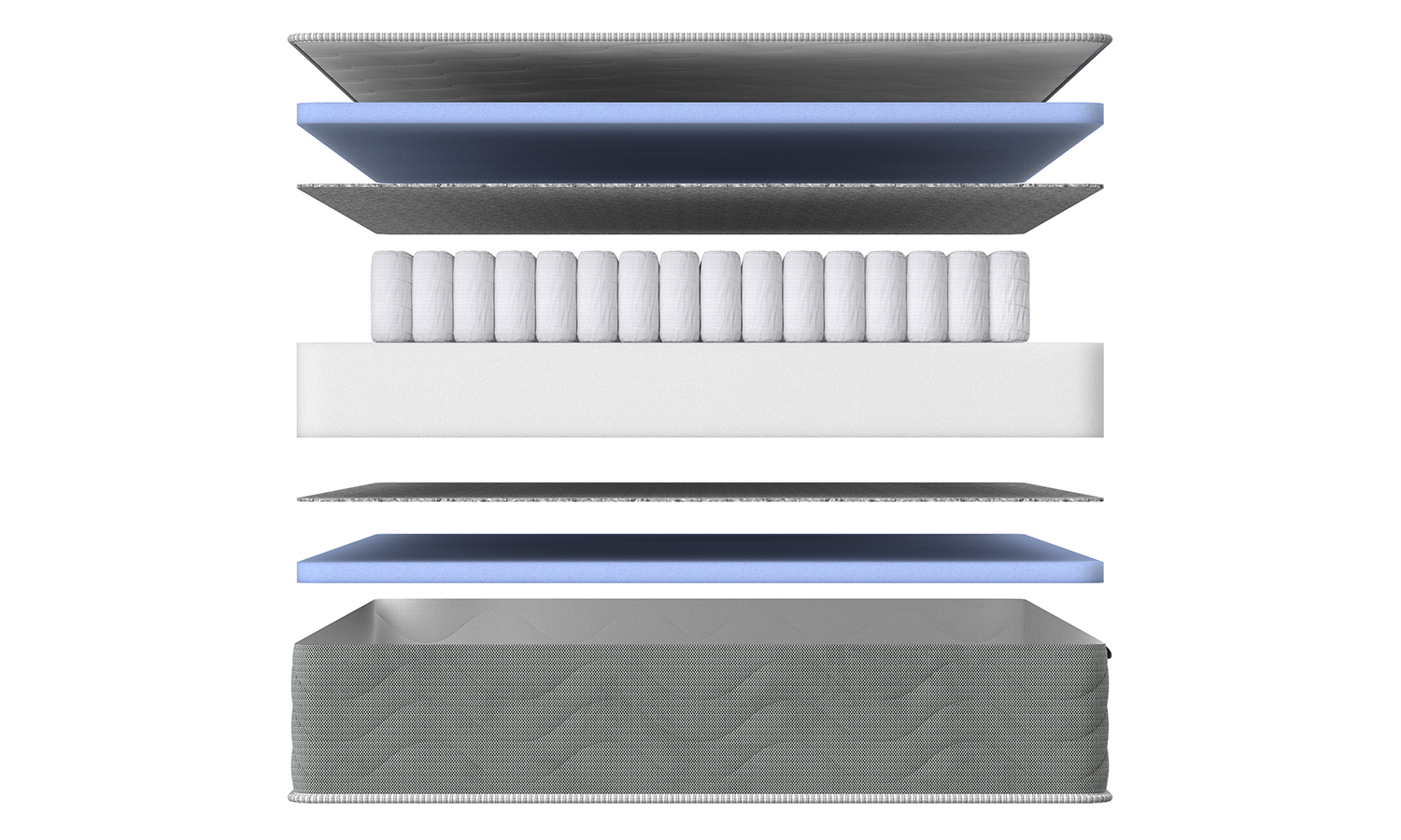 Visualization of the Silver Waves mattress