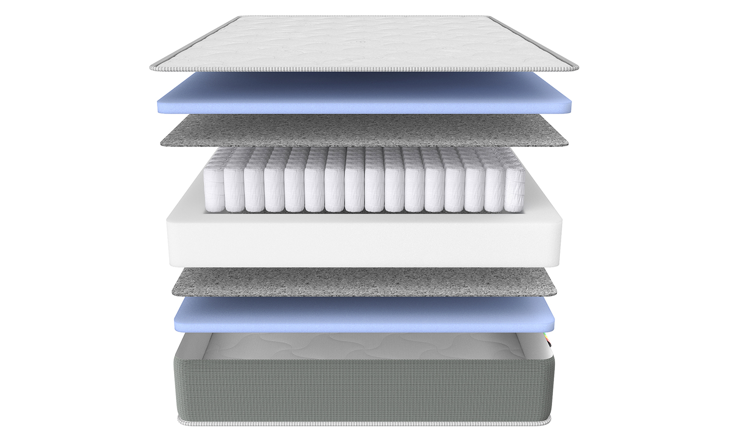 Visualization of the Silver Flat mattress