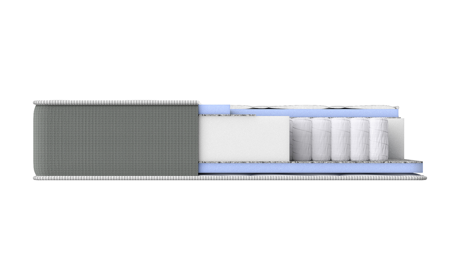 Visualization of the Silver Flat mattress