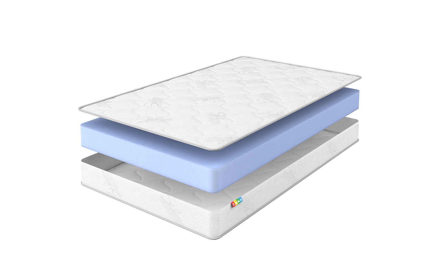 Visualization of the Silver Foam mattress