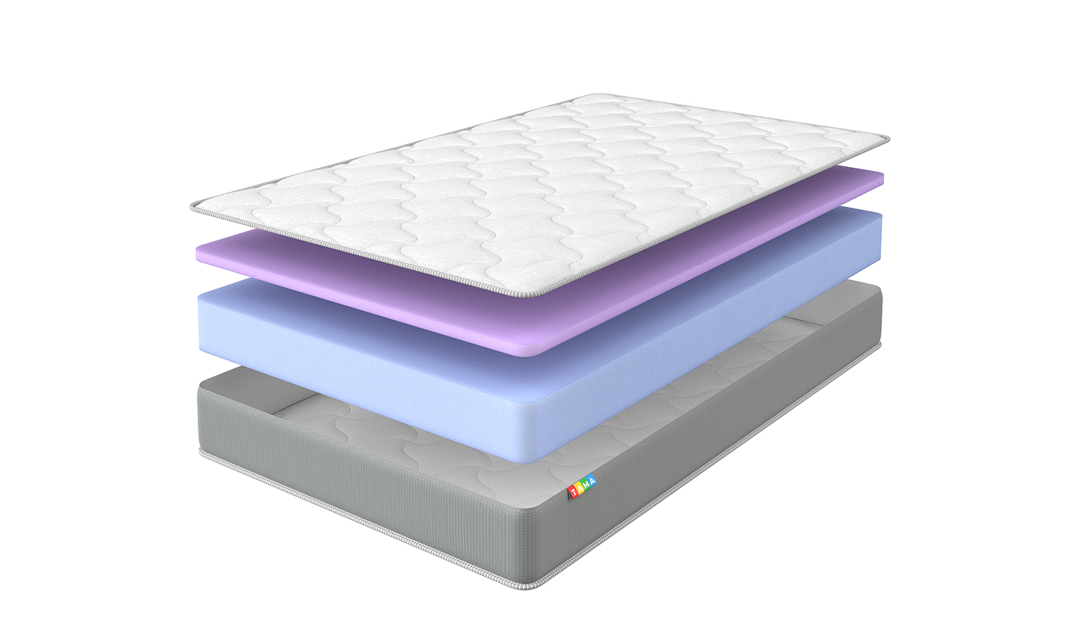Explosion-shaped mattress visualization