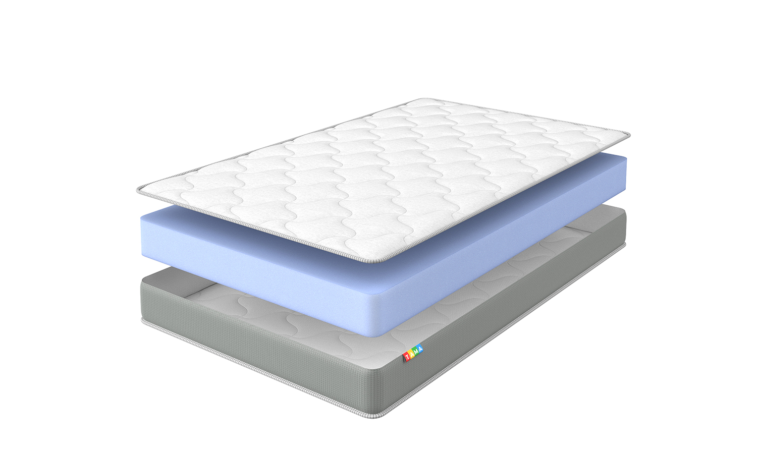 Explosion-shaped mattress visualization