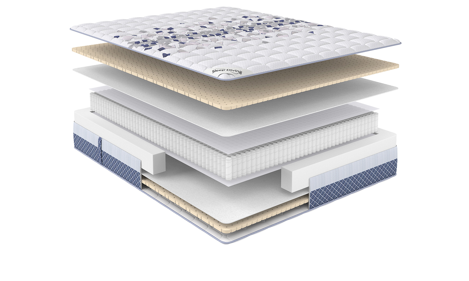 Layer-by-layer visualization of a mattress Batra