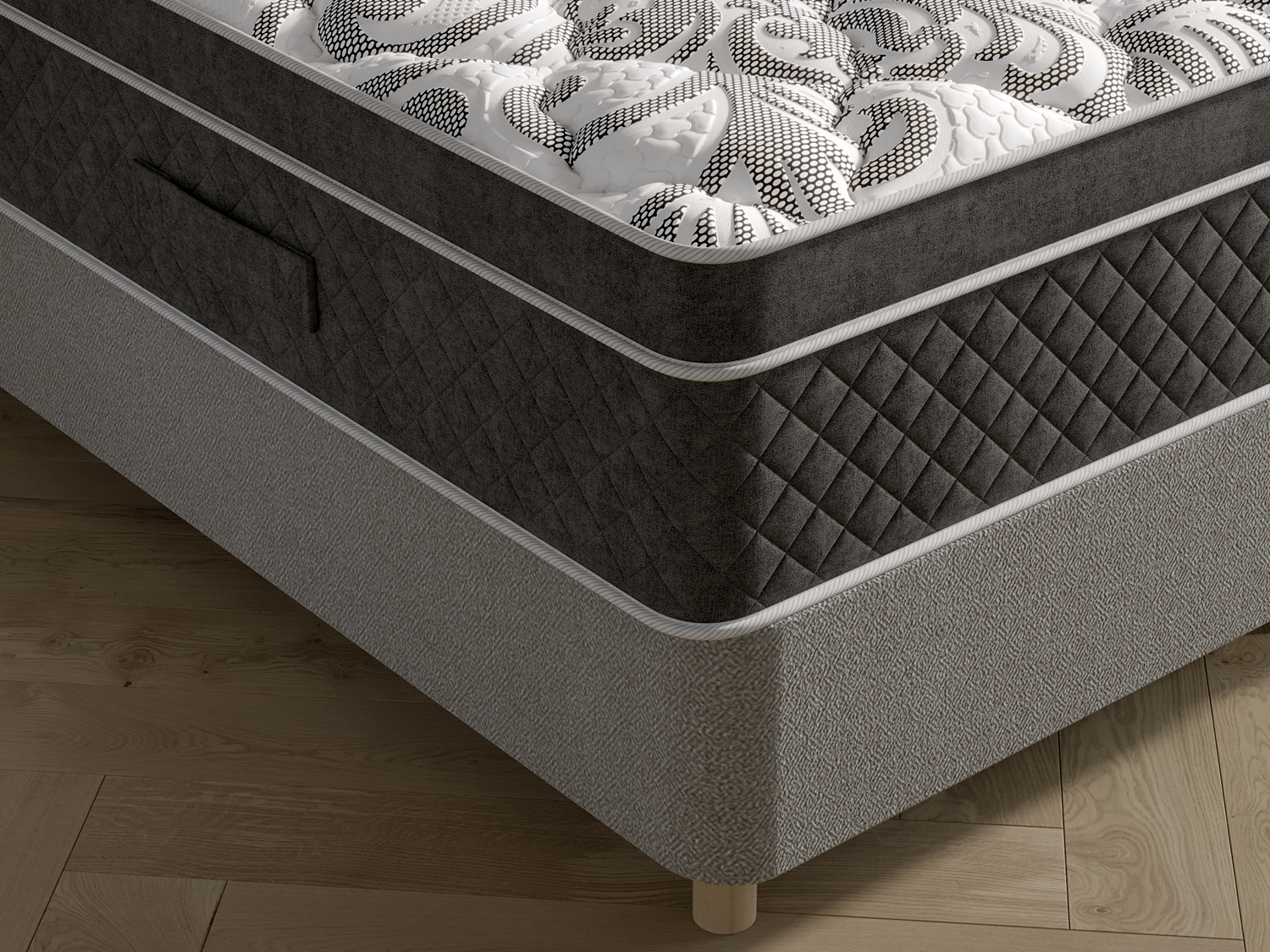 Interior visualization of the Premier mattress by Sonum